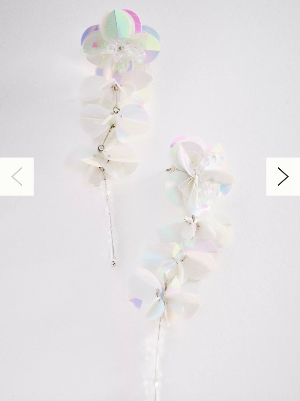 Anthropologie Paillette Floral Drop Earrings
By Anthropologie